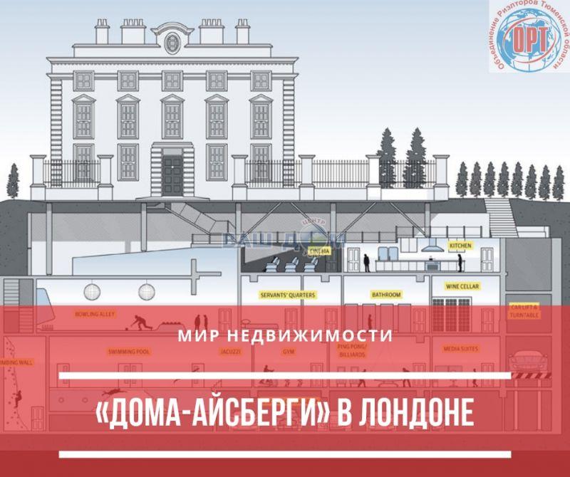 «Дома-айсберги» в Лондоне